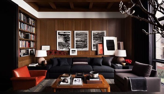 How to decorate wood paneled room