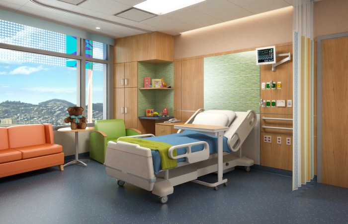 How to decorate hospital room