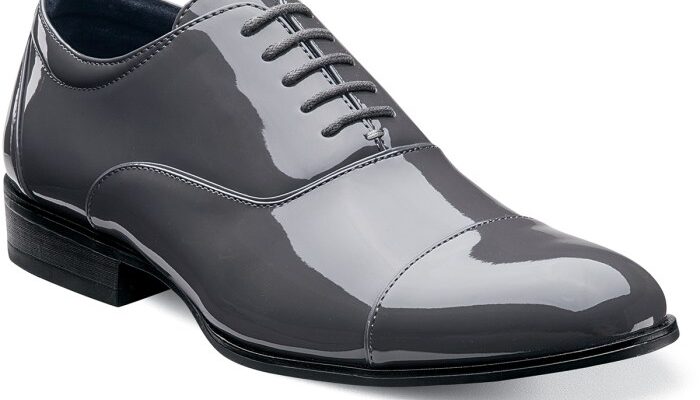 Mens gray dress shoes