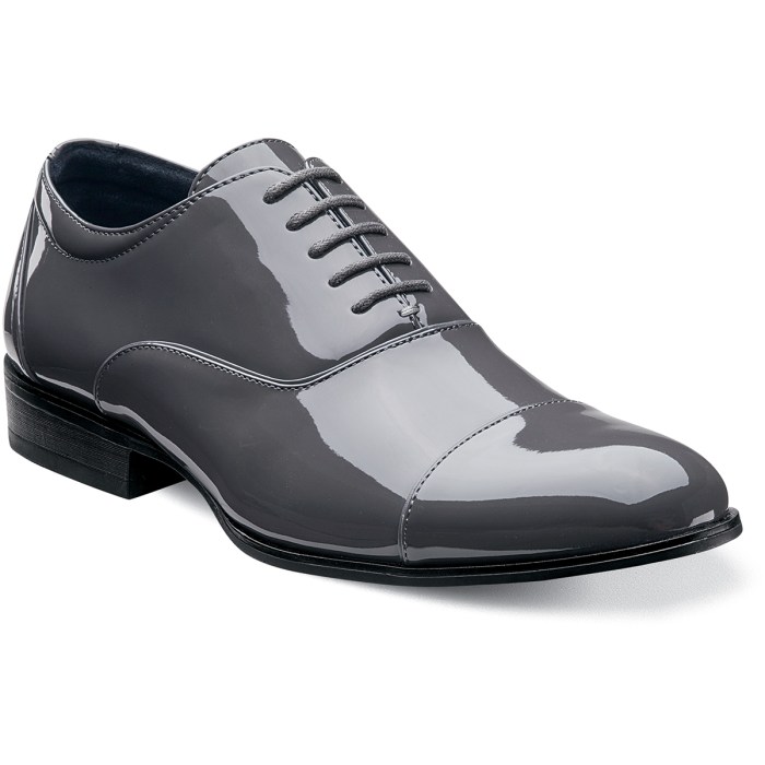 Mens gray dress shoes