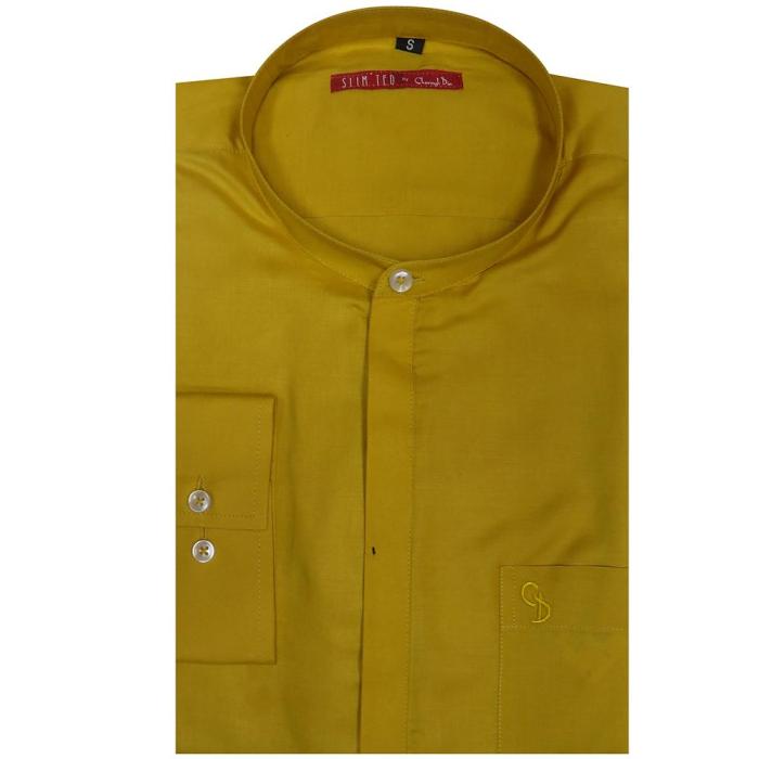 Mustard dress shirt mens