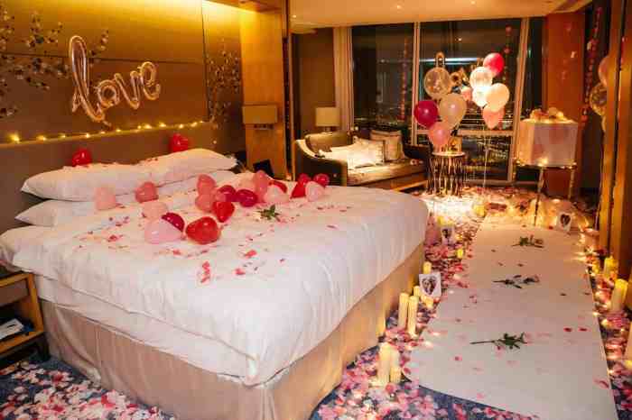 How to decorate a room for valentines