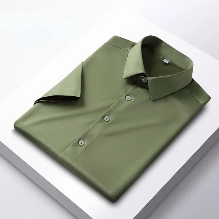 Mens slim fit wrinkle free dress shirts