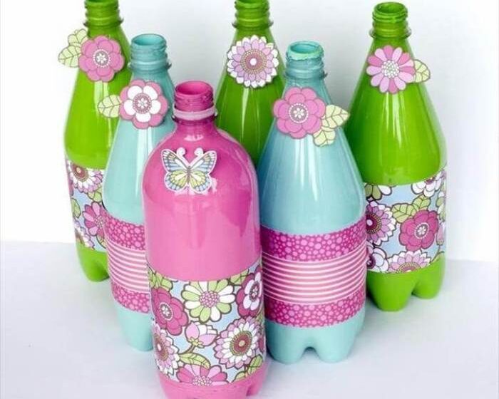 How to make decoration with plastic bottles