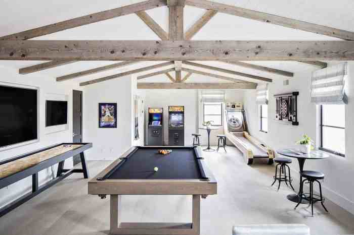 How to decorate recreation room 18 x 14