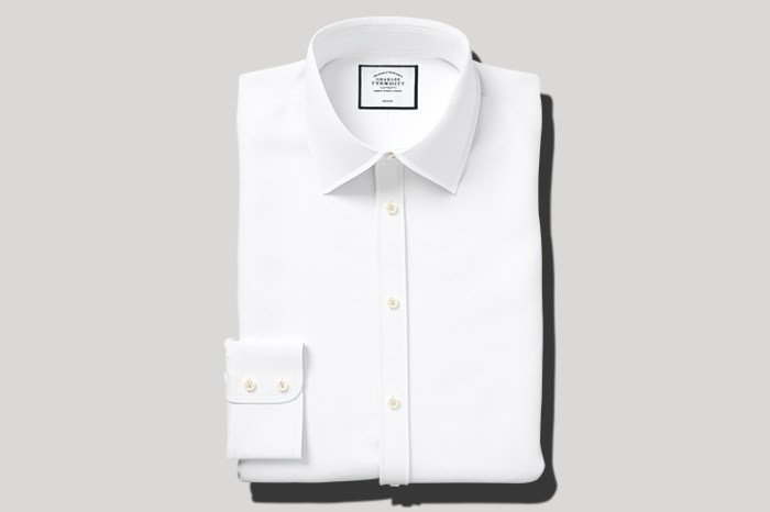 Wrinkle free white dress shirts for mens