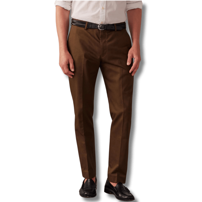 Mens dress pants with brown shoes