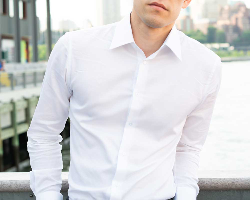 Best white men's dress shirt