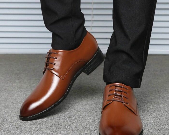 Mens dress pants with brown shoes