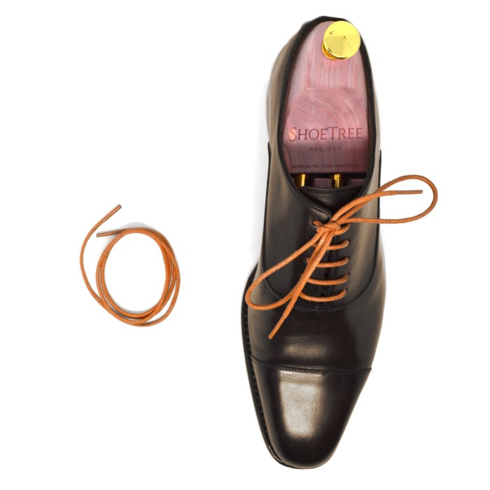 Shoelaces mens dress shoes